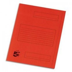 Pqt 50 sous dossiers pour Dos Suspendus - 2 Rab - Rouge - 5 ETOILES