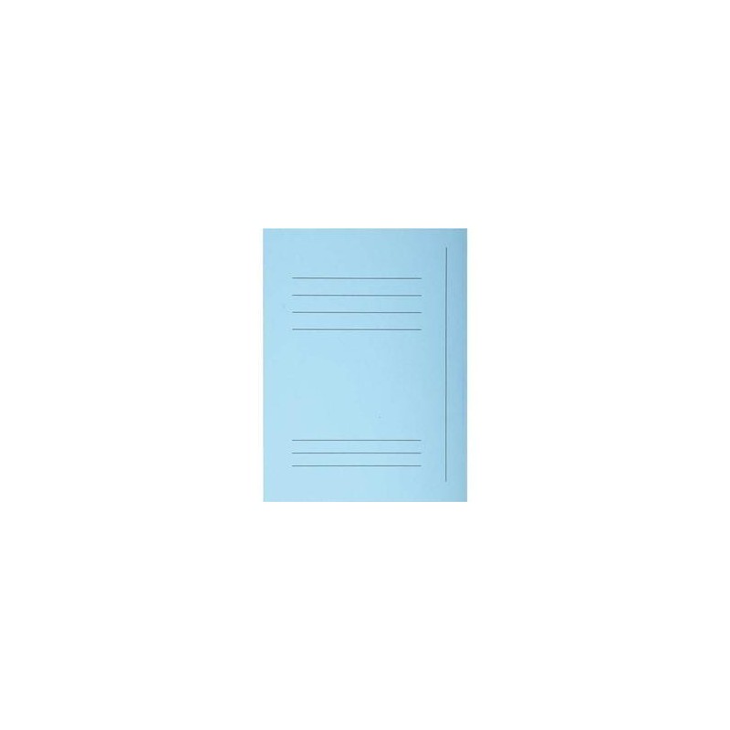Pqt 50 Chemises - 3 Rab - SUPER 250 - 210g - Bleu - EXACOMPTA Pqt 50 Chemises - 3 Rab - SUPER 250 - 210g - Bleu - EXACOMPTA