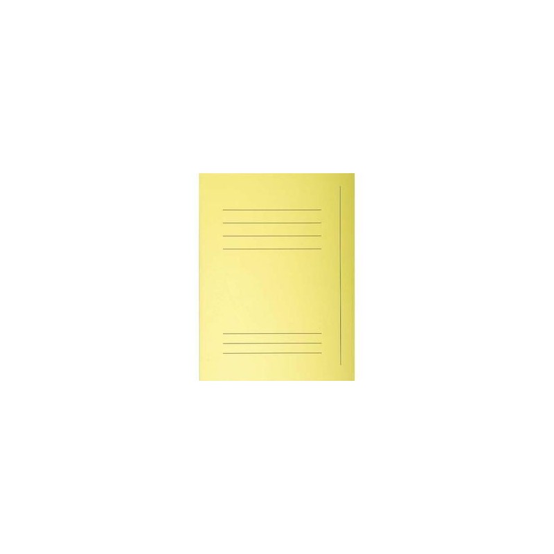 Pqt 50 Chemises - 3 Rab - SUPER 250 - 210g - Jaune - EXACOMPTA Pqt 50 Chemises - 3 Rab - SUPER 250 - 210g - Jaune - EXACOMPTA