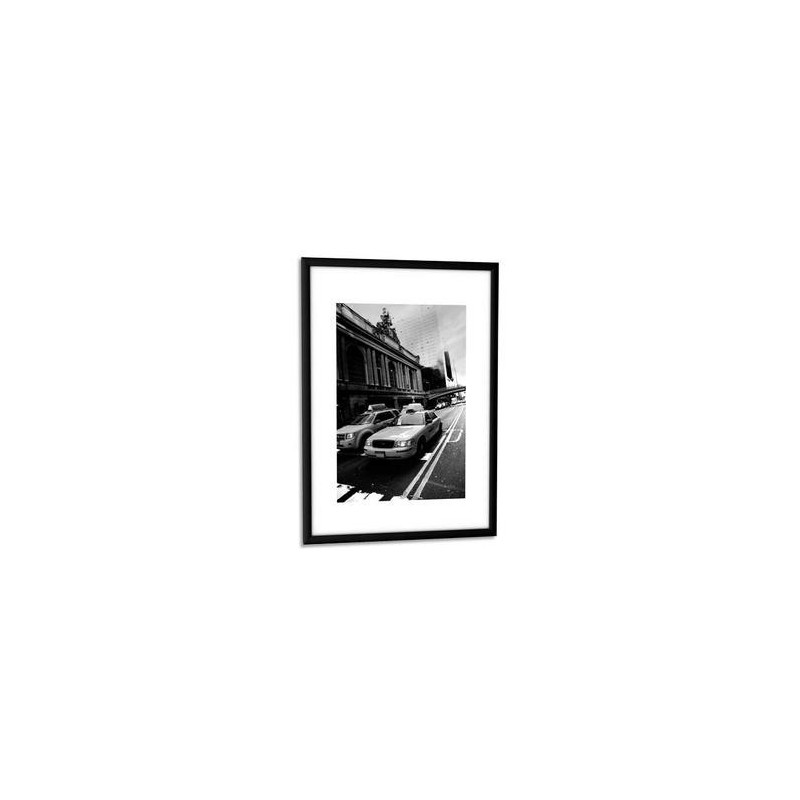 PAPERFLOW Cadre photo contour aluminium coloris noir, plaque en plexiglas. Format 21 x 30 cm PAPERFLOW Cadre photo contour aluminium coloris noir, plaque en plexiglas. Format 21 x 30 cm