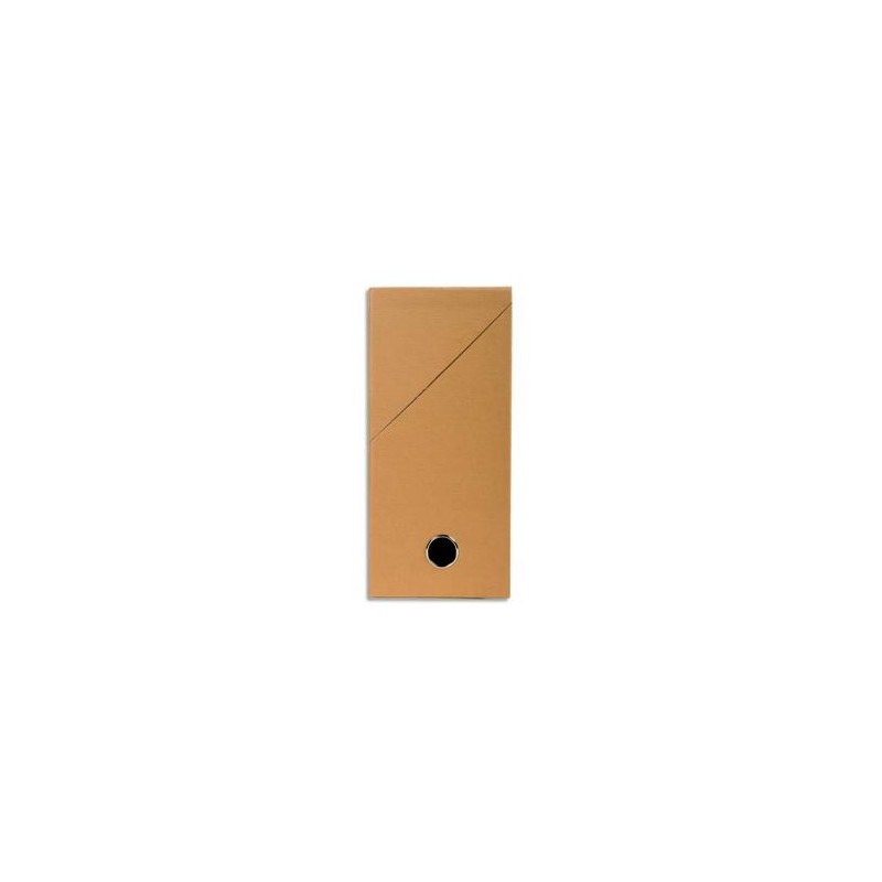 EXACOMPTA Boîte de transfert, carton rigide recouvert de papier toilé, dos 12 cm, 34x25,5 cm, havane EXACOMPTA Boîte de transfert, carton rigide recouvert de papier toilé, dos 12 cm, 34x25,5 cm, havane