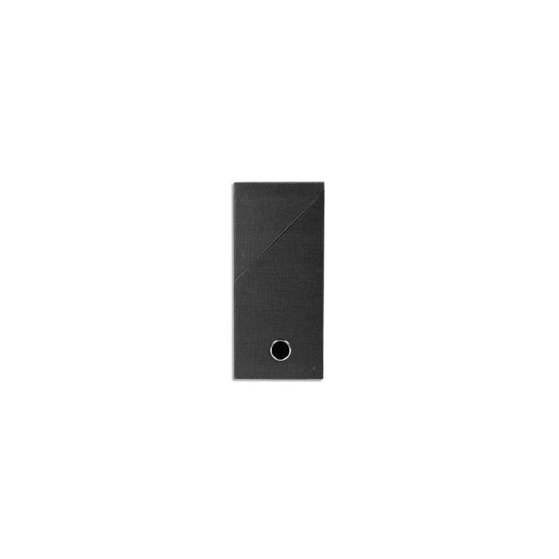 EXACOMPTA Boîte de transfert, carton rigide recouvert de papier toilé, dos 12 cm, 34x25,5 cm, noir EXACOMPTA Boîte de transfert, carton rigide recouvert de papier toilé, dos 12 cm, 34x25,5 cm, noir