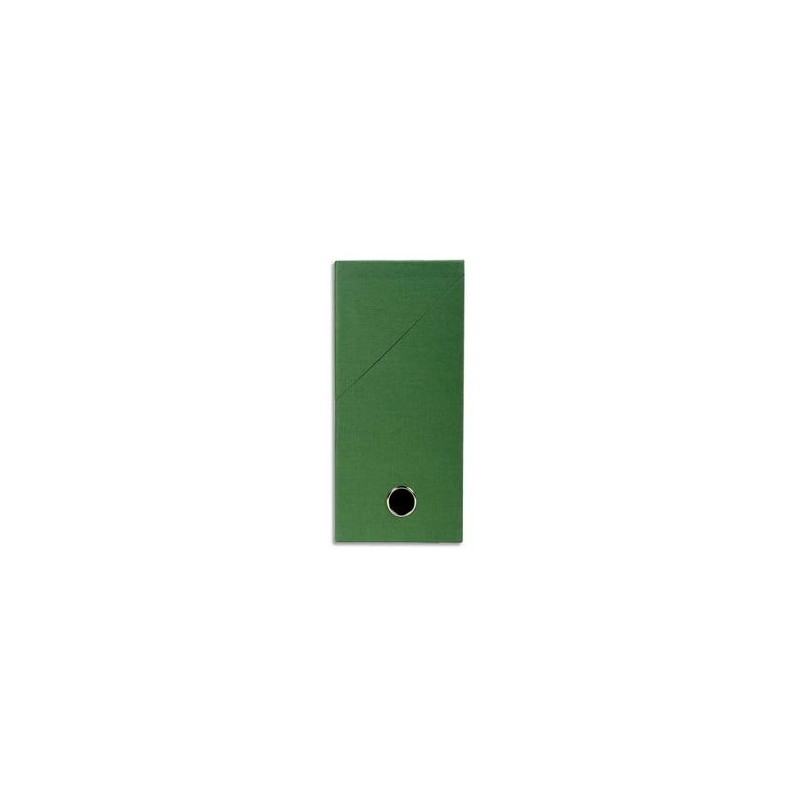 EXACOMPTA Boîte de transfert, carton rigide recouvert de papier toilé, dos 12 cm, 34x25,5 cm, vert EXACOMPTA Boîte de transfert, carton rigide recouvert de papier toilé, dos 12 cm, 34x25,5 cm, vert