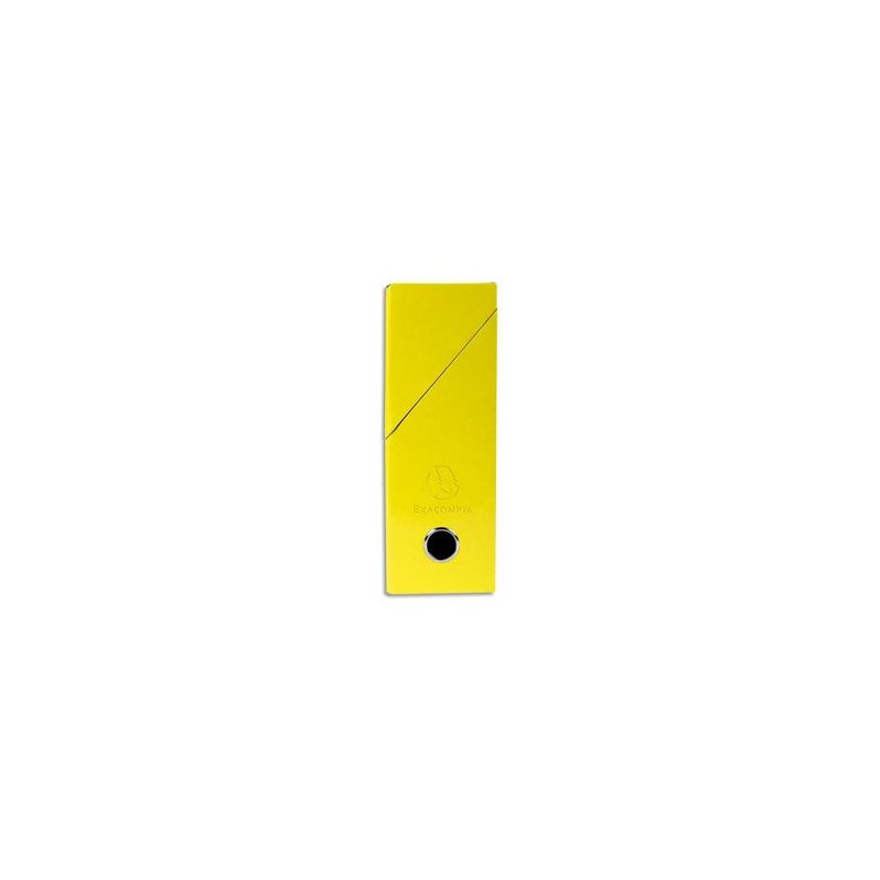 EXACOMPTA Boîte de transfert Iderama, carte lustrée pelliculée, dos 9,5 cm, 34x26 cm, coloris jaune EXACOMPTA Boîte de transfert Iderama, carte lustrée pelliculée, dos 9,5 cm, 34x26 cm, coloris jaune