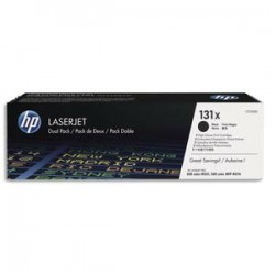HP Pack de 2 toners noirs 131X HC CF210XD