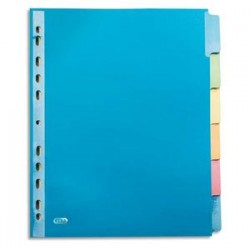 ELBA Intercalaires 6 positions A4 Maxi en carte forte 220g