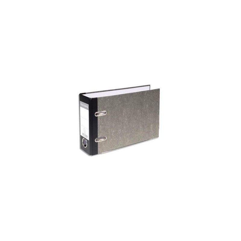 EXACOMPTA Classeur à levier en carton gris dos de 70mm format A5 à l'italienne EXACOMPTA Classeur à levier en carton gris dos de 70mm format A5 à l'italienne