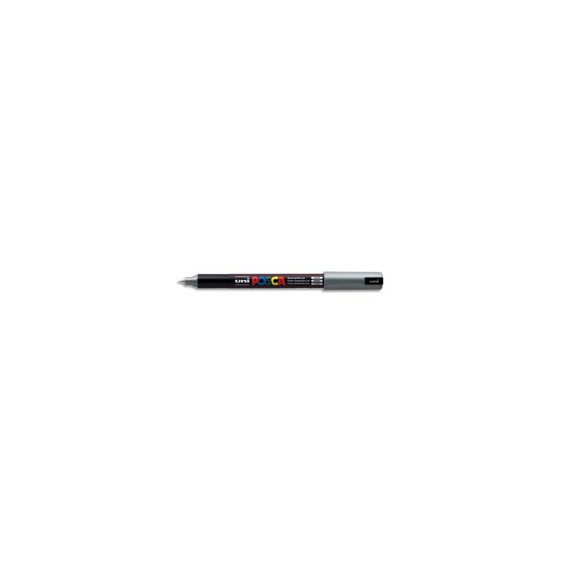 UNIBALL Marqueur peinture à eau, encre à pigmentation argent, pointe ultra fine UNI POSCA PC1MRAR UNIBALL Marqueur peinture à eau, encre à pigmentation argent, pointe ultra fine UNI POSCA PC1MRAR