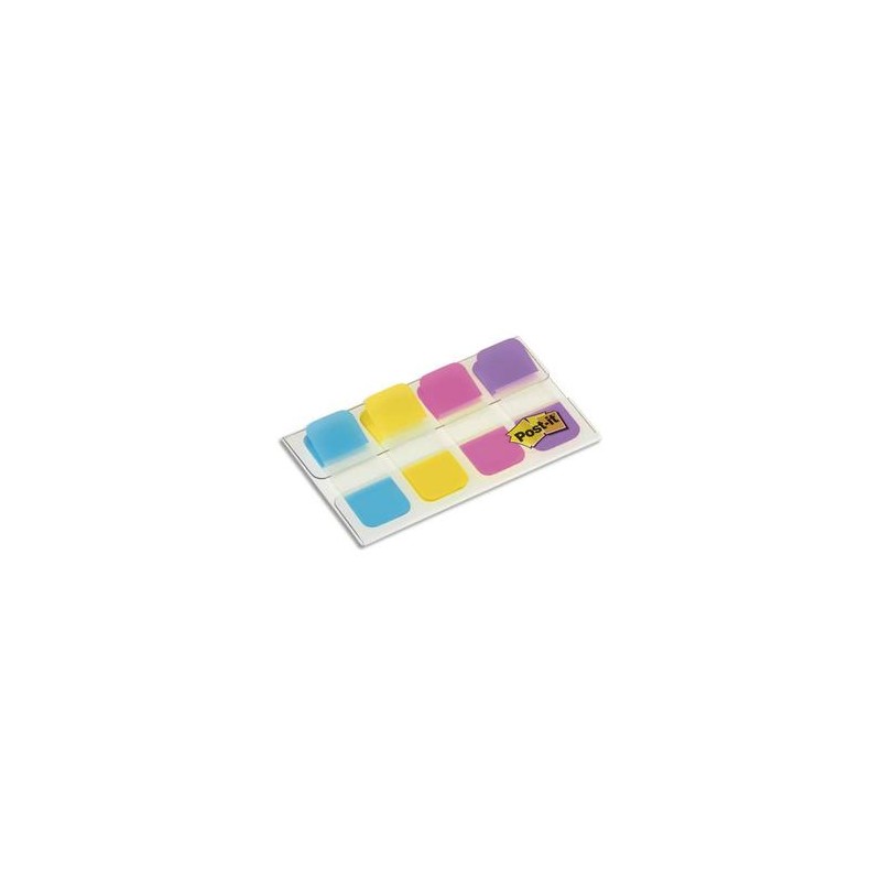 POST-IT Blister de 40 mini marque-pages rigides couleurs vives POST-IT Blister de 40 mini marque-pages rigides couleurs vives