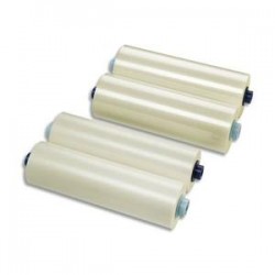GBC Lot de 2 Rouleaux de film brillant 125 microns par face soit 250 microns 305mmx60m 3400931EZ