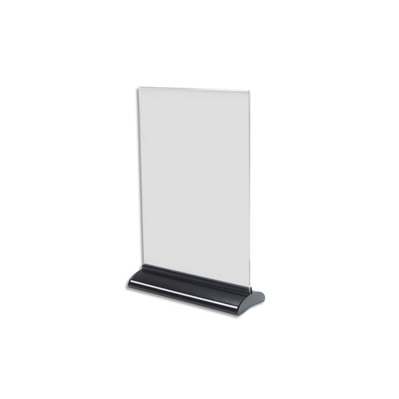 DEFLECTO Porte-visuel base extrudée A4 vertical - Dimensions : L21,9 x H33,1 x P7,8 cm transparent DEFLECTO Porte-visuel base extrudée A4 vertical - Dimensions : L21,9 x H33,1 x P7,8 cm transparent