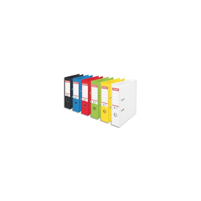 ESSELTE Classeur à levier N°1 POWER en polypropylène, dos 75mm, assortis vivida