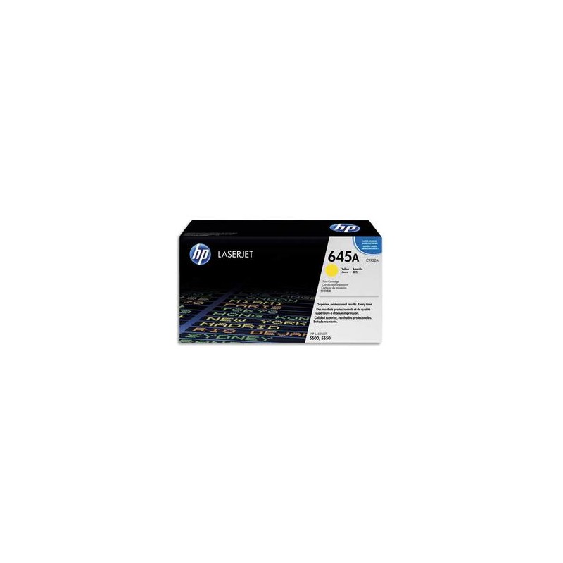 HP Cartouche laser jaune pour laserjet 5500 C9732A HP Cartouche laser jaune pour laserjet 5500 C9732A