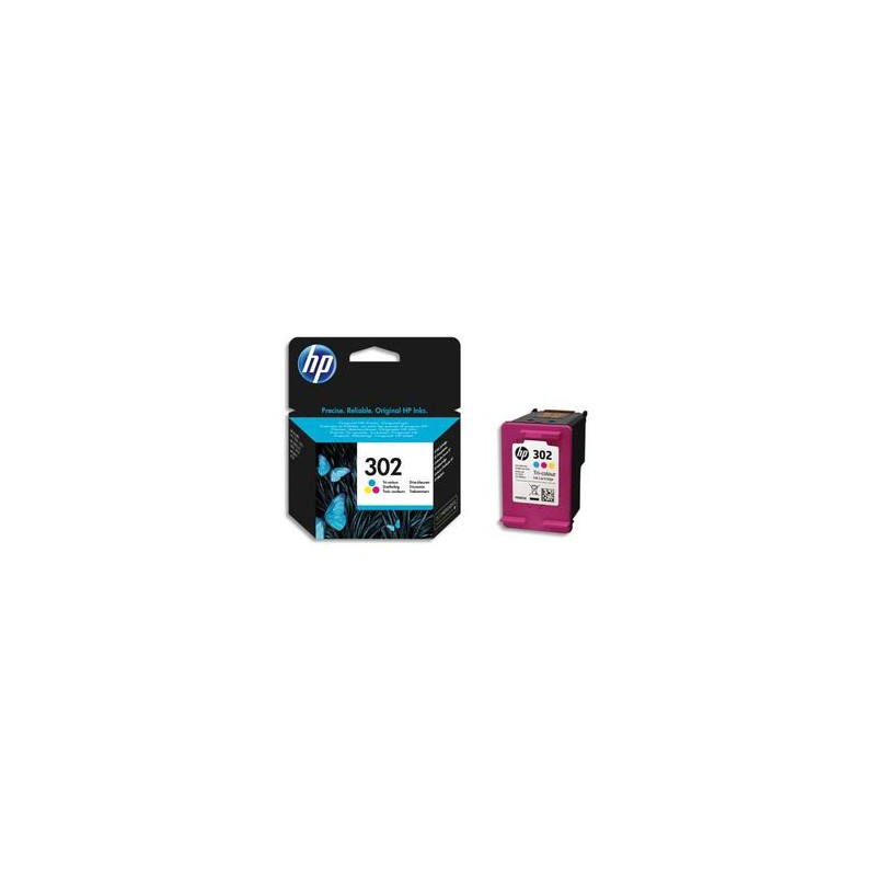 HP pack de 3 cartouches jet d'encre couleurs 302XL F6U67AE HP pack de 3 cartouches jet d'encre couleurs 302XL F6U67AE