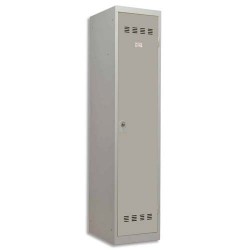 PIERRE HENRY Vestiaire métal industrie sale 1 casier largeur 40 cm gris perle