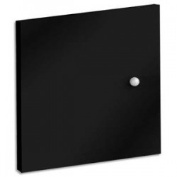 MT INTERNATIONAL Lot de 2 Portes + Fonds pour multi-cases MT1 Elégance - Dim. L32,5 x H33 x P1,6 cm noir