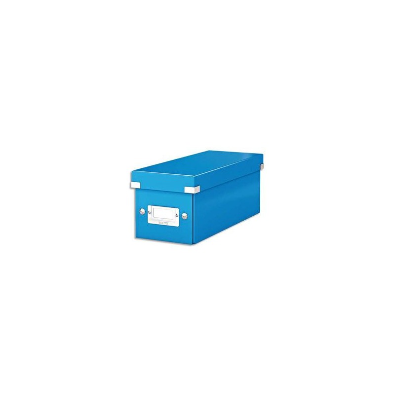 LEITZ Boîte de rangement pour CD Click&Store coloris WOW bleu 60410036 LEITZ Boîte de rangement pour CD Click&Store coloris WOW bleu 60410036