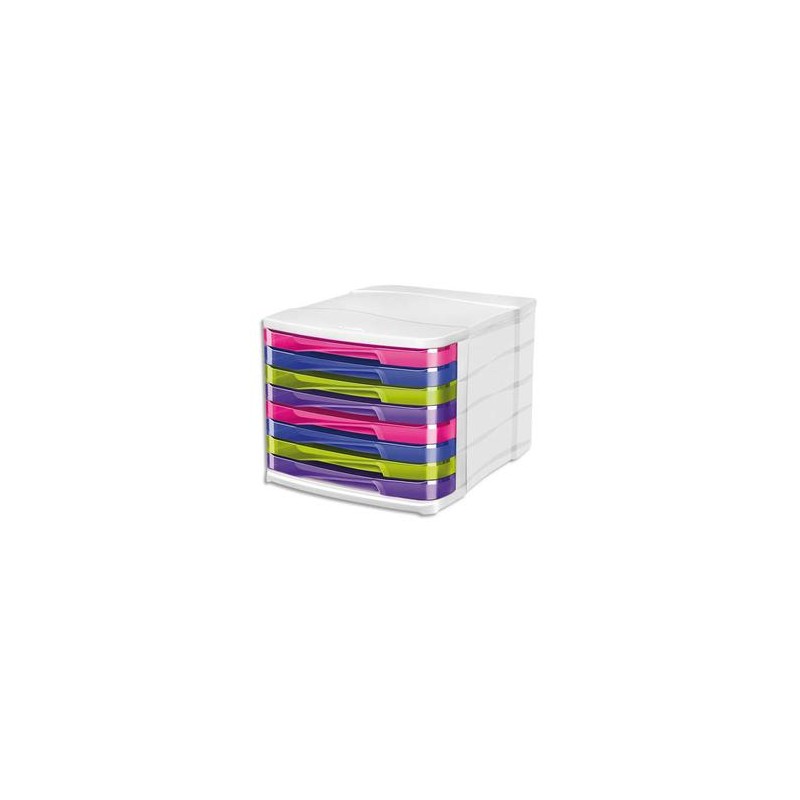 CEP Module de classement 8 tiroirs 398HM - Dimensions L29,2 x H24,6 x P38,6 cm multicolore CEP Module de classement 8 tiroirs 398HM - Dimensions L29,2 x H24,6 x P38,6 cm multicolore