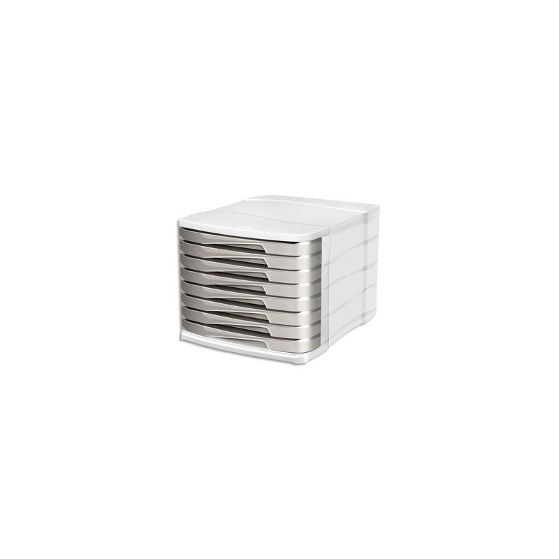 CEP Module de classement 8 tiroirs 398M - Dimensions L29,2 x H24,6 x P38,6 cm coloris taupe CEP Module de classement 8 tiroirs 398M - Dimensions L29,2 x H24,6 x P38,6 cm coloris taupe