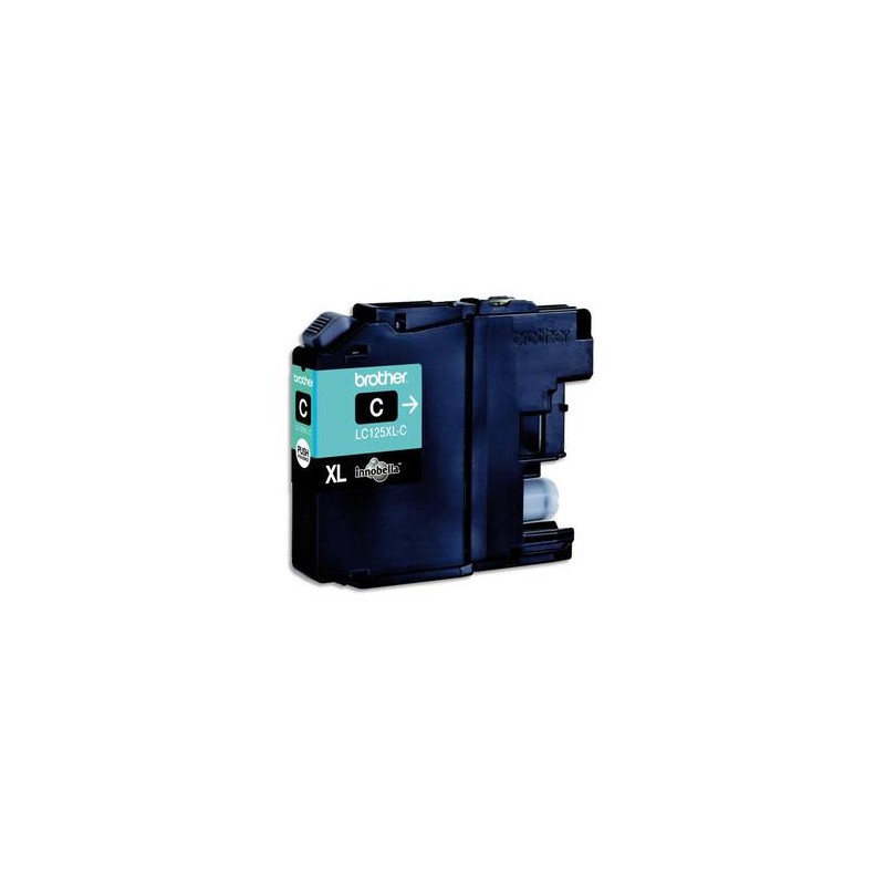 BROTHER Cartouche jet d'encre HC cyan LC125XLC BROTHER Cartouche jet d'encre HC cyan LC125XLC