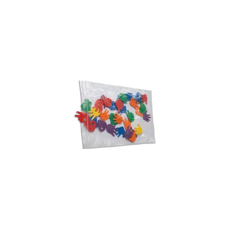 EMBALLAGE Paquet de 100 sacs, fermeture rapide en polyéthylène 50 microns - Dim. 25 x 35 cm transparent EMBALLAGE Paquet de 100 sacs, fermeture rapide en polyéthylène 50 microns - Dim. 25 x 35 cm transparent