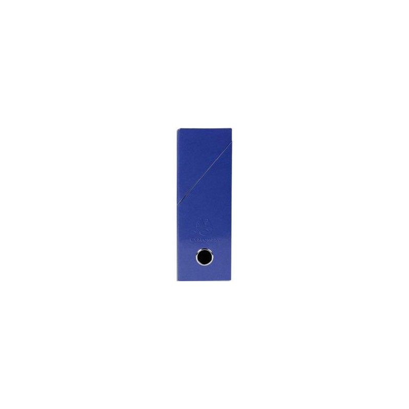 EXACOMPTA Boîte de transfert Iderama, carte lustrée pelliculée, dos 9,5 cm, 34x26 cm, coloris bleu foncé EXACOMPTA Boîte de transfert Iderama, carte lustrée pelliculée, dos 9,5 cm, 34x26 cm, coloris bleu foncé