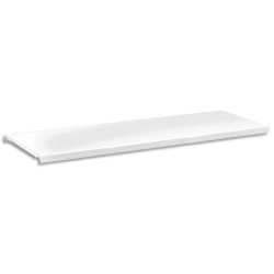 MT INTERNATIONAL Tablette armoire L120 - Dimensions : L105 x H2 x P36 cm coloris Blanc