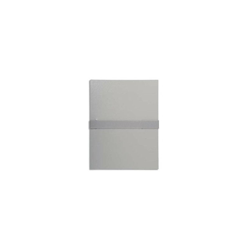 EXACOMPTA Chemise extensible en balacron. Rabat en pied, fermeture par sangle velcro. Coloris gris EXACOMPTA Chemise extensible en balacron. Rabat en pied, fermeture par sangle velcro. Coloris gris
