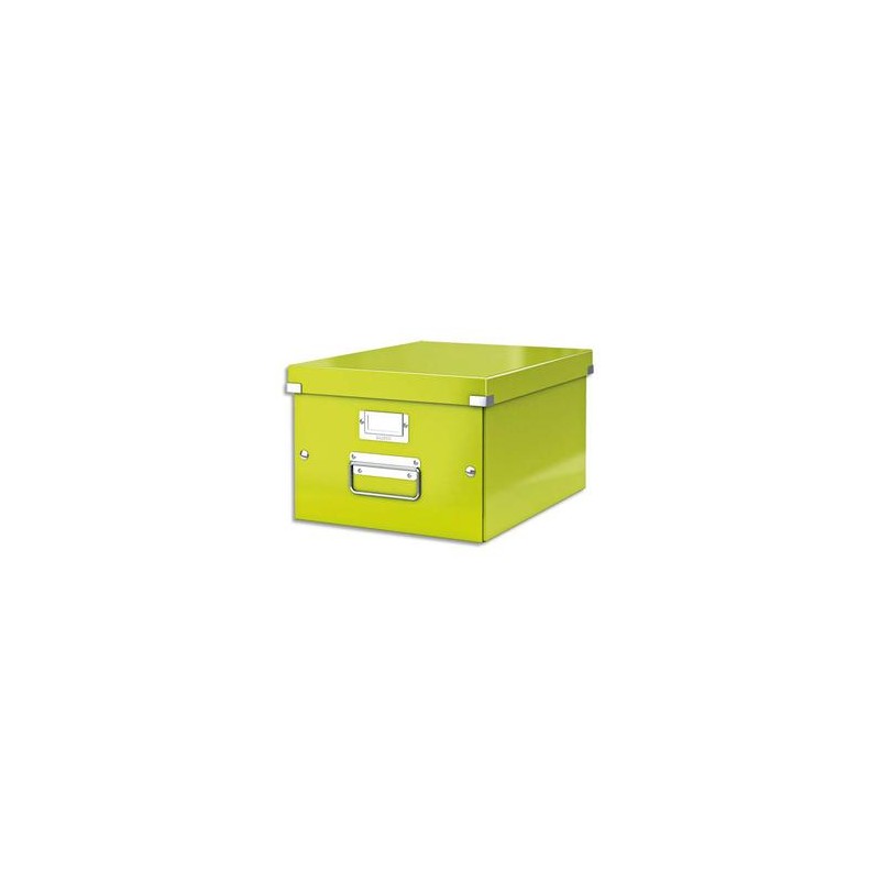 LEITZ Boîte CLICK&STORE M-Box. Format A4 - Dimensions : L281xH200xP369mm. Coloris vert Wow. LEITZ Boîte CLICK&STORE M-Box. Format A4 - Dimensions : L281xH200xP369mm. Coloris vert Wow.