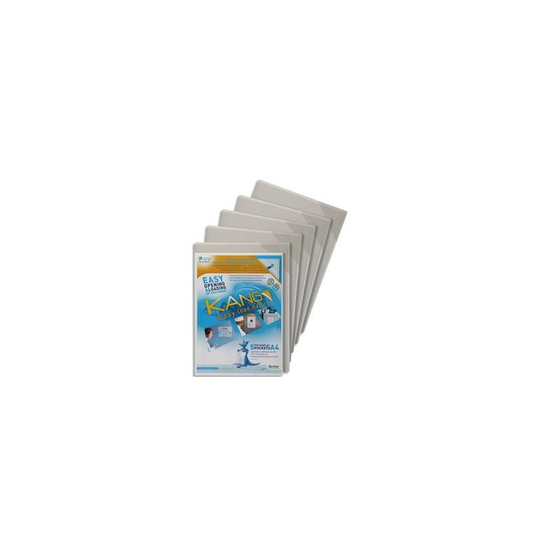 TARIFOLD Sachet 5 pochettes murales PVC magnétiques sur la totalité du produit 194690 TARIFOLD Sachet 5 pochettes murales PVC magnétiques sur la totalité du produit 194690
