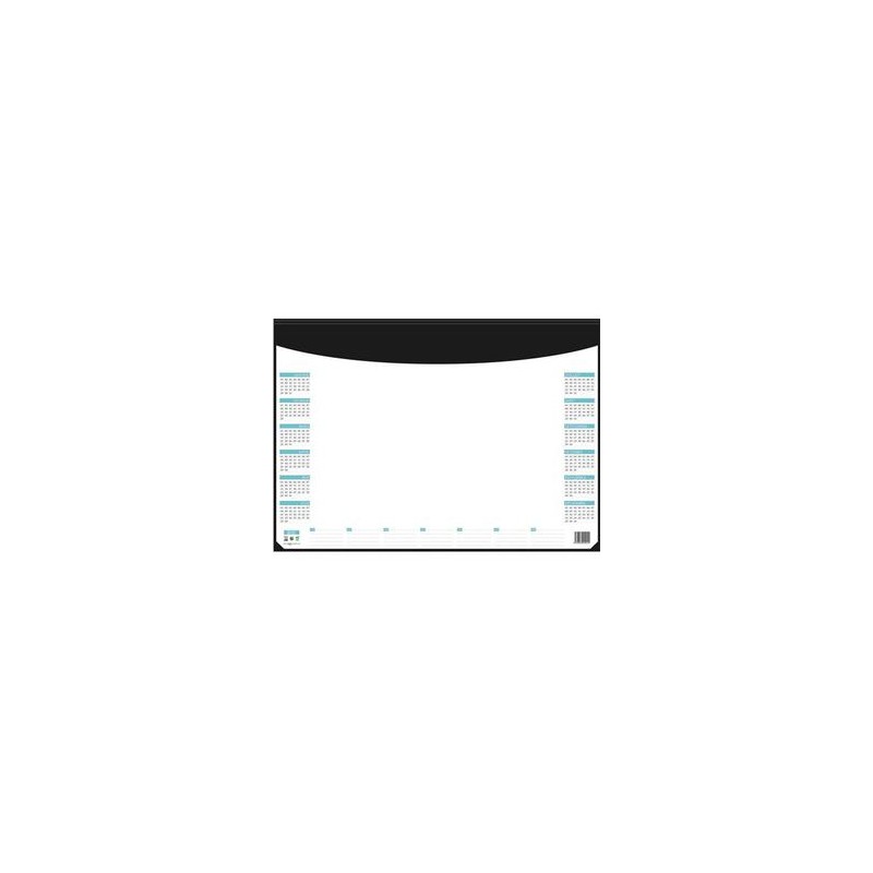 CBG Socle sous-mains en pvc noir avec recharge quadri-perpétuel - format : 40,5 x 5 cm CBG Socle sous-mains en pvc noir avec recharge quadri-perpétuel - format : 40,5 x 5 cm