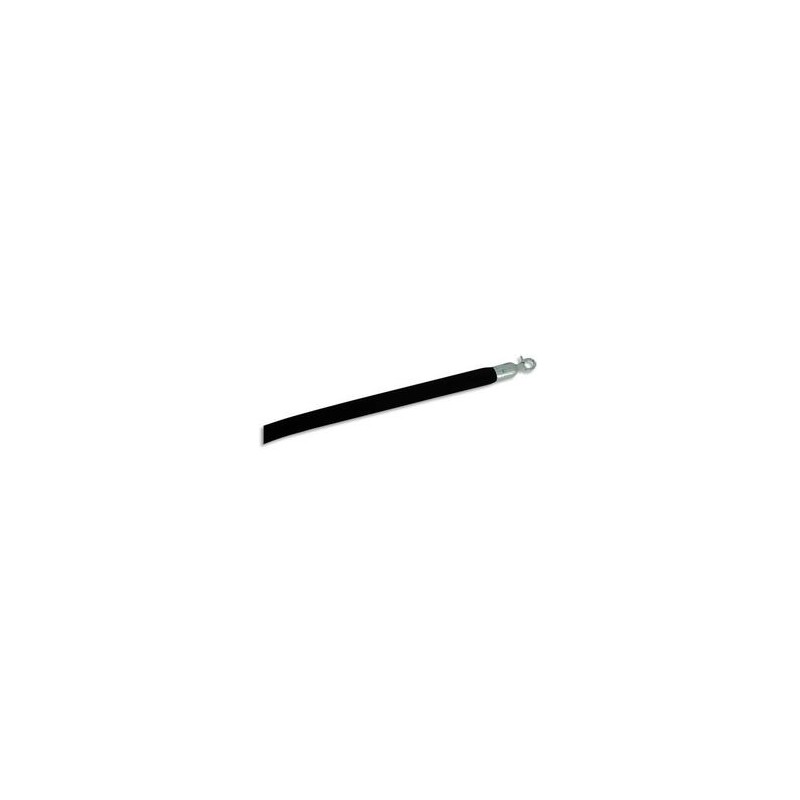 VISO Corde pour poteau guide file - Longeur 1,60 m, diamètre 3,2 cm coloris noir VISO Corde pour poteau guide file - Longeur 1,60 m, diamètre 3,2 cm coloris noir