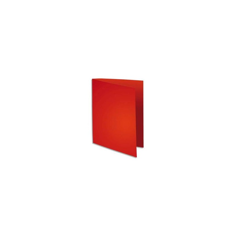 EXACOMPTA Paquet de 100 sous chemises 80g FLASH format A4 100% RECYCLE rouge EXACOMPTA Paquet de 100 sous chemises 80g FLASH format A4 100% RECYCLE rouge
