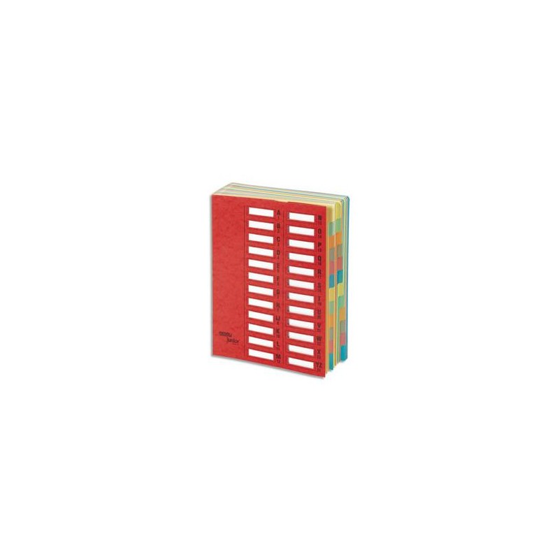 EMEY Trieur EMEY JUNIOR en carte, 24 compartiments. Coloris rouge.
