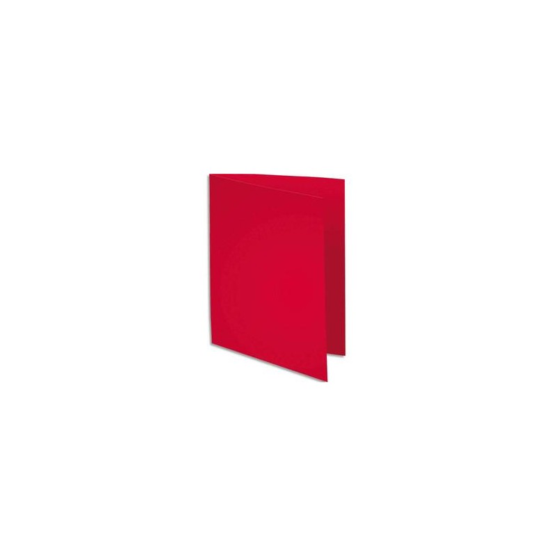 EXACOMPTA Paquet de 100 sous-chemises BAHIA en carte 80 grammes rouge EXACOMPTA Paquet de 100 sous-chemises BAHIA en carte 80 grammes rouge