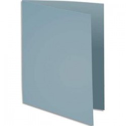 EXACOMPTA Paquet de 100 sous-chemises BAHIA en carte 80 grammes gris