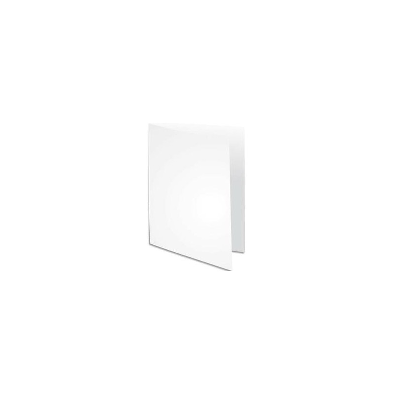 EXACOMPTA Paquet de 100 sous-chemises BAHIA en carte 80 grammes blanc