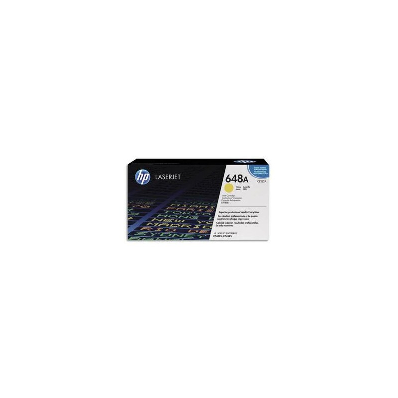 HP Cartouche laser jaune CE262A HP Cartouche laser jaune CE262A