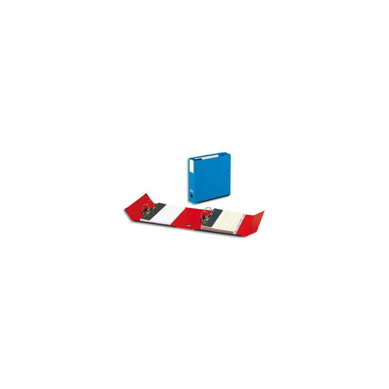 ARIANEX Classeur à deux leviers amovibles Mill-AR en PVC intérieur et extérieur bleu,dos 9.5cm