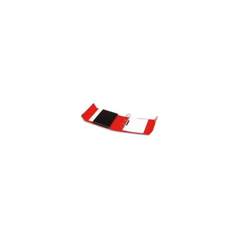 ARIANEX Classeur à 4 anneaux en D dos de 8 cm avec fermeture à pression Innovation en balacron rouge ARIANEX Classeur à 4 anneaux en D dos de 8 cm avec fermeture à pression Innovation en balacron rouge