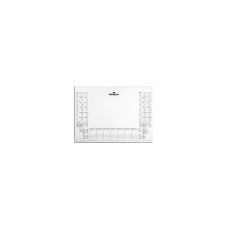 DURABLE Recharge pour sous-main calendrier 25 feuilles - Dimensions L57 x H41 cm DURABLE Recharge pour sous-main calendrier 25 feuilles - Dimensions L57 x H41 cm