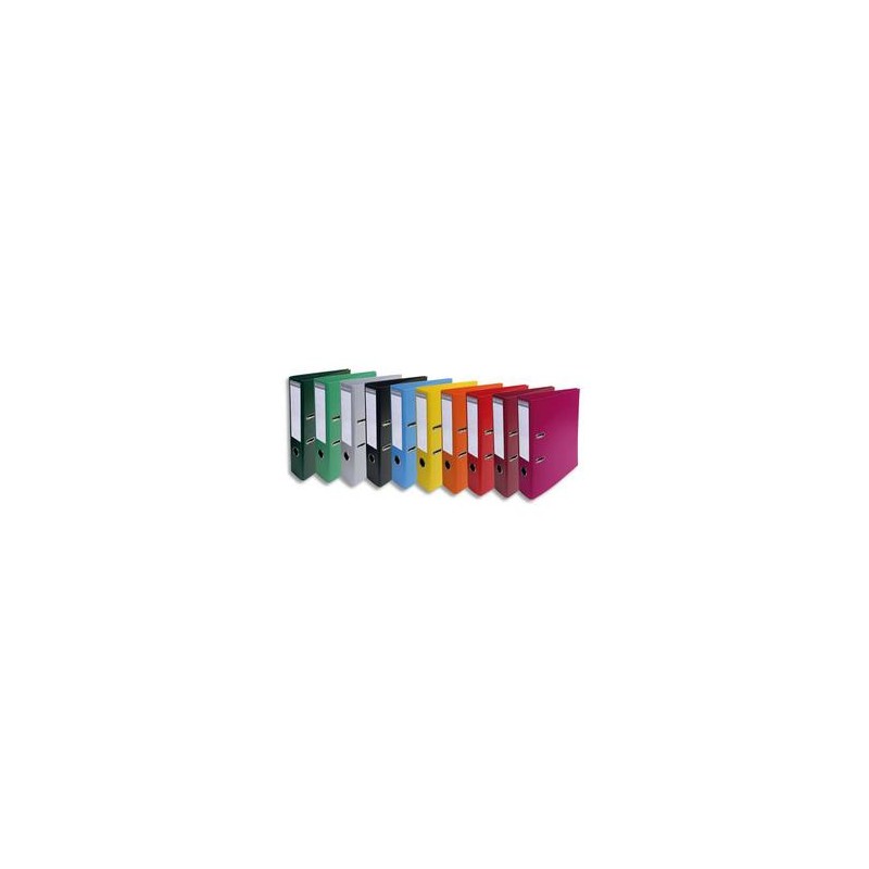 EXACOMPTA Classeur à levier PVC dos de 70mm assortis vif EXACOMPTA Classeur à levier PVC dos de 70mm assortis vif