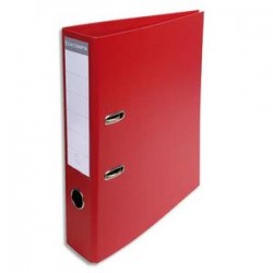 EXACOMPTA Classeur à levier PVC dos de 70mm rouge