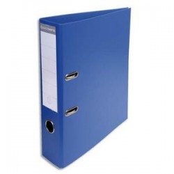 EXACOMPTA Classeur à levier PVC dos de 70mm bleu foncé