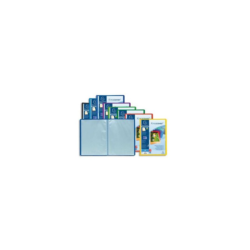 EXACOMPTA Protège document personnalisable PP Kreacover 80 vues assortis EXACOMPTA Protège document personnalisable PP Kreacover 80 vues assortis