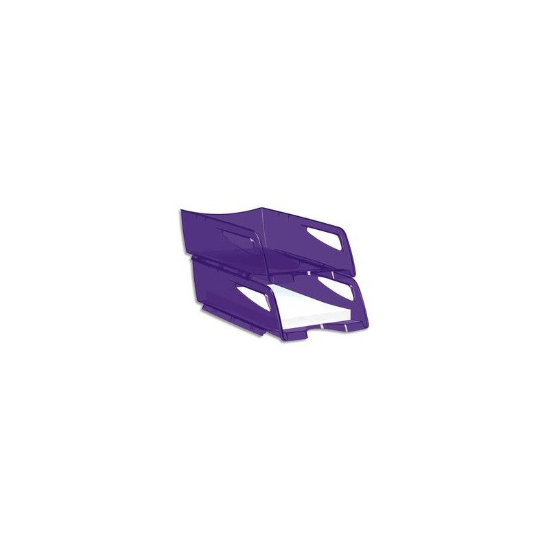CEP Corbeille à courrier maxi Happy ultra violet 25x10,1x34 cm CEP Corbeille à courrier maxi Happy ultra violet 25x10,1x34 cm
