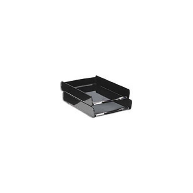 CEP PRO Corbeille courrier Happy noir 25,5x3,6x37 cm CEP PRO Corbeille courrier Happy noir 25,5x3,6x37 cm