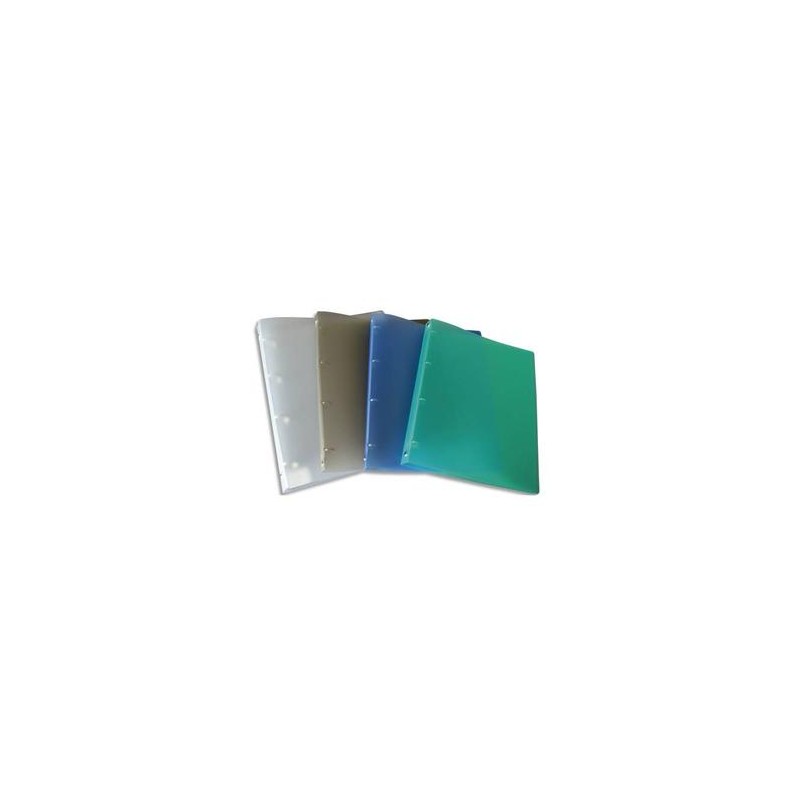NEUTRE Classeur 4 anneaux polypropylène dos 2 cm Assortis translucide Fun NEUTRE Classeur 4 anneaux polypropylène dos 2 cm Assortis translucide Fun