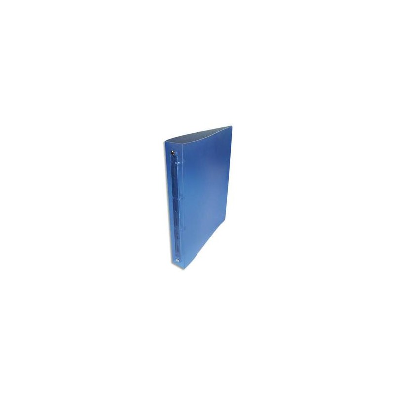 NEUTRE Classeur 4 anneaux polypropylène dos 4 cm Bleu translucide NEUTRE Classeur 4 anneaux polypropylène dos 4 cm Bleu translucide