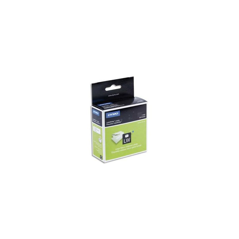 DYMO Rouleau de 500 étiquettes adresse adhésif permanent 25x54mm S0722520 DYMO Rouleau de 500 étiquettes adresse adhésif permanent 25x54mm S0722520